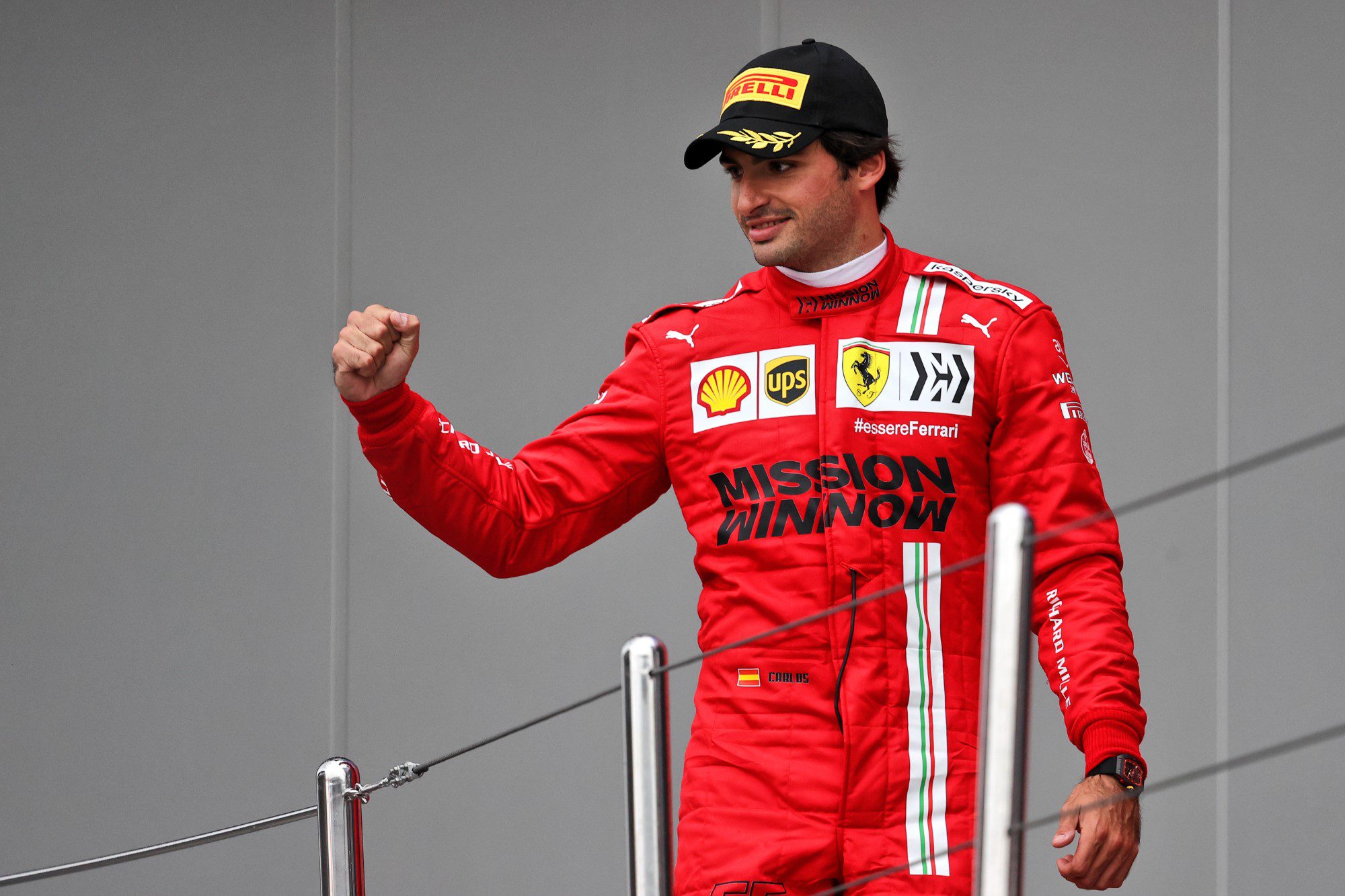 Carlos Sainz Jr, Pódio, GP da Rússia, Sochi, F1 2021