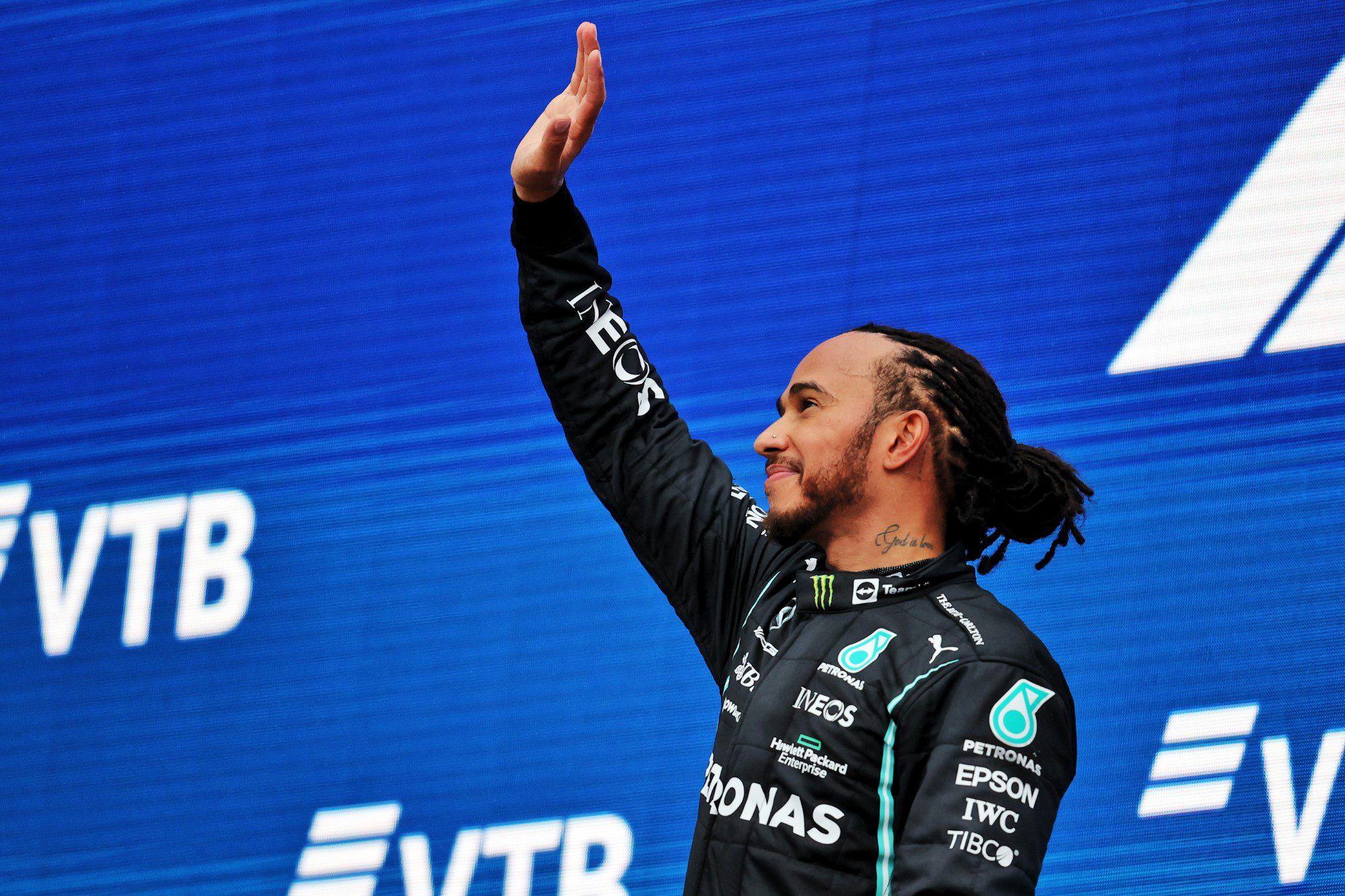 Lewis Hamilton, Pódio, GP da Rússia, Sochi, F1 2021