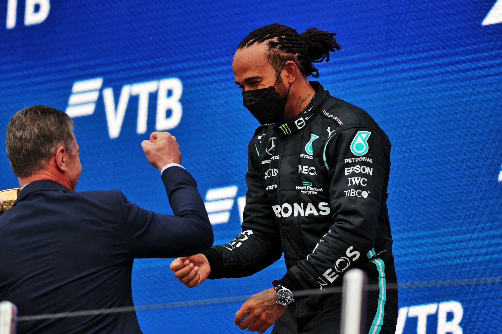 Lewis Hamilton, Pódio, GP da Rússia, Sochi, F1 2021