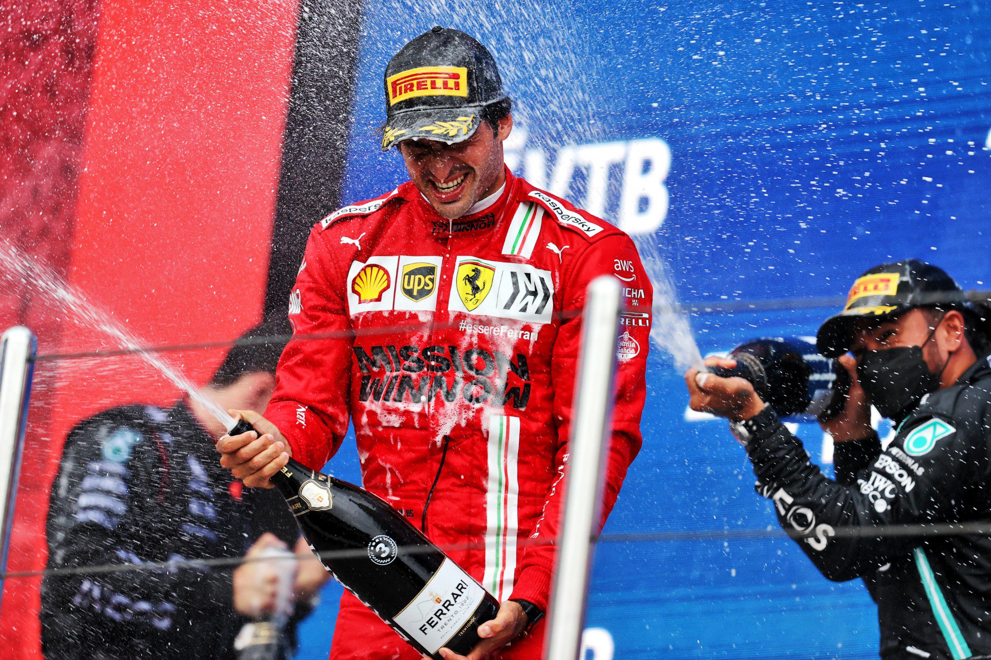 Carlos Sainz Jr, Pódio, GP da Rússia, Sochi, F1 2021