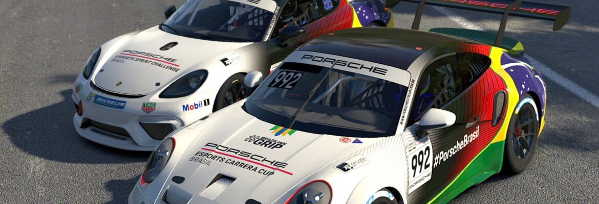 Programa Porsche Esports Brasil estreia novo carro, abre inscrições gratuitas e divulga o calendário 2021