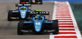 Caio Collet lidera único treino livre da F3 na Rússia