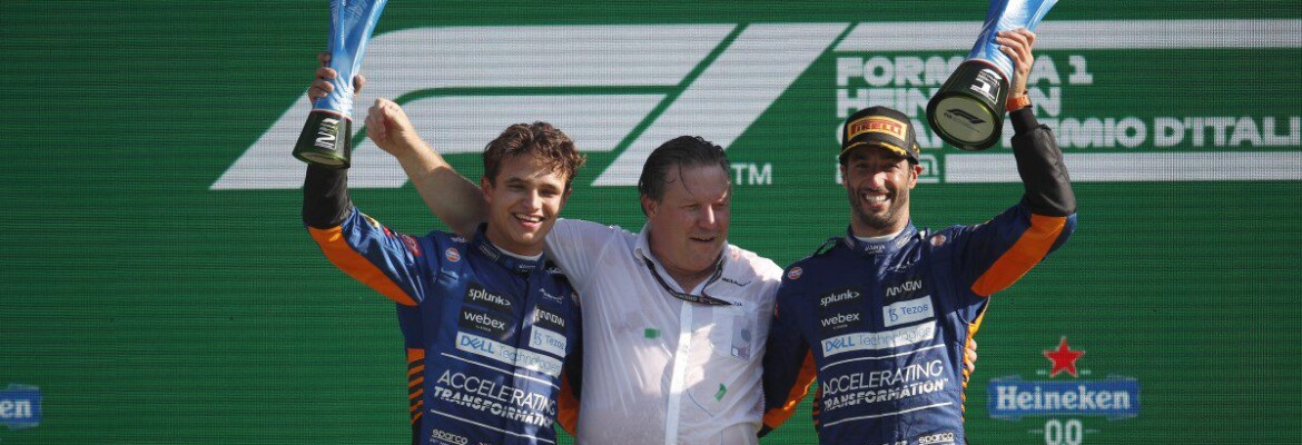 Talento de Norris foi ‘validado’ contra Ricciardo, afirmou Brown