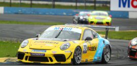 Piloto Farben Enzo Elias permanece no top5 da Carrera Cup após rodada dupla em Curitiba
