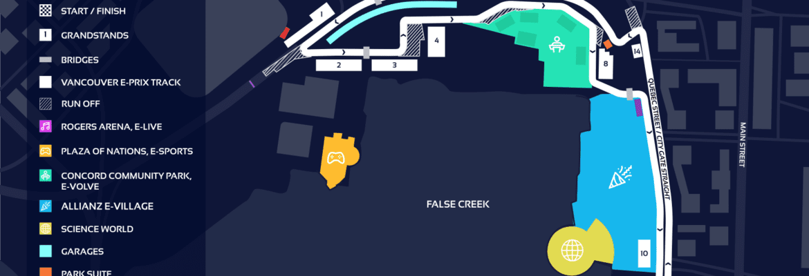 Primeiro ePrix de Vancouver realiza evento de três dias da Fórmula E