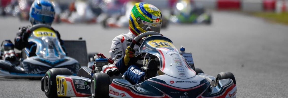 Miguel Costa mostra ritmo forte em retorno do WSK em Lonato