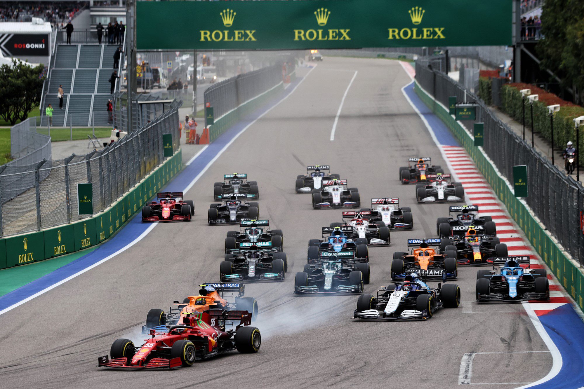 Largada, GP da Rússia, Sochi, F1 2021