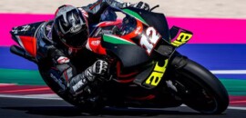 Viñales se diz animado para estreia na Aprilia após teste “positivo”