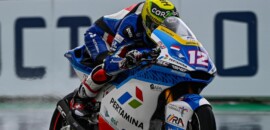 Lüthi surpreende e lidera sexta chuvosa da Moto2 em Misano