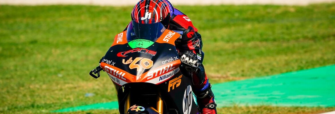 Granado cai na última curva e Torres vence corrida 1 da MotoE em Misano