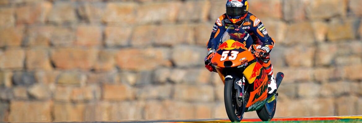 Öncü voa no TL2 e fica com tempo mais veloz do dia da Moto3 em Aragão