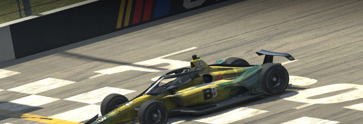 Realdrive Indy Series: Eric Troyano leva a Kanaan eSports Brasil à vitória na abertura em Pocono