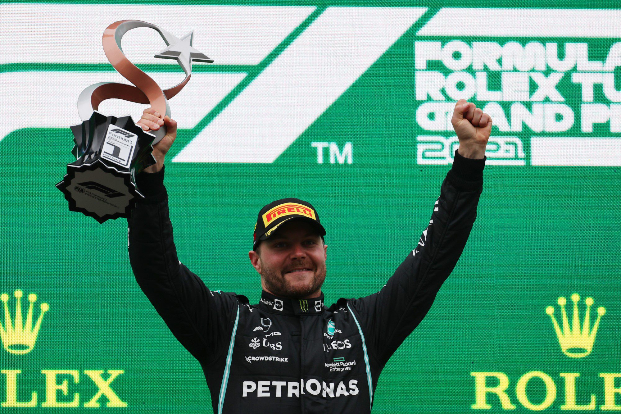 Valtteri Bottas, Pódio, GP da Turquia, F1 2021
