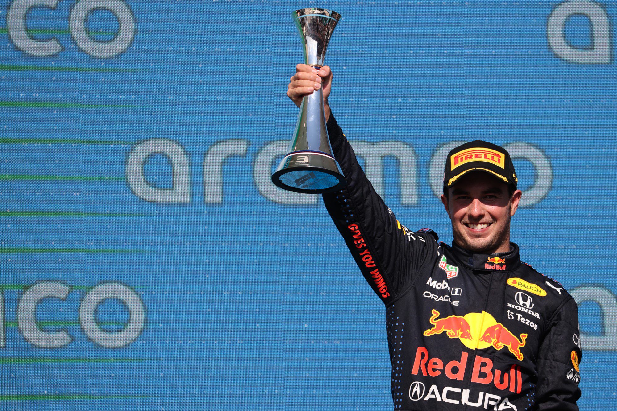 Sergio Perez, Pódio. GP dos EUA, Circuito das Américas, F1 2021