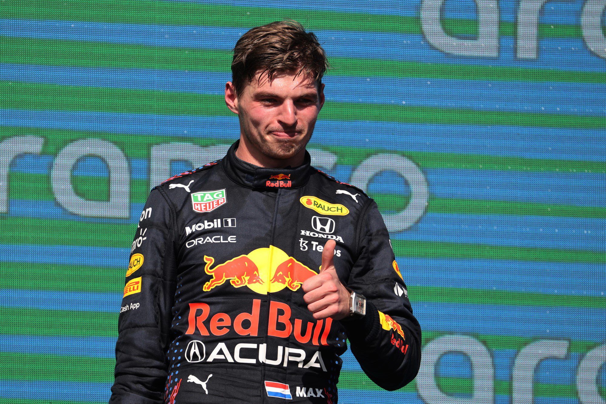Max Verstappen, Pódio. GP dos EUA, Circuito das Américas, F1 2021