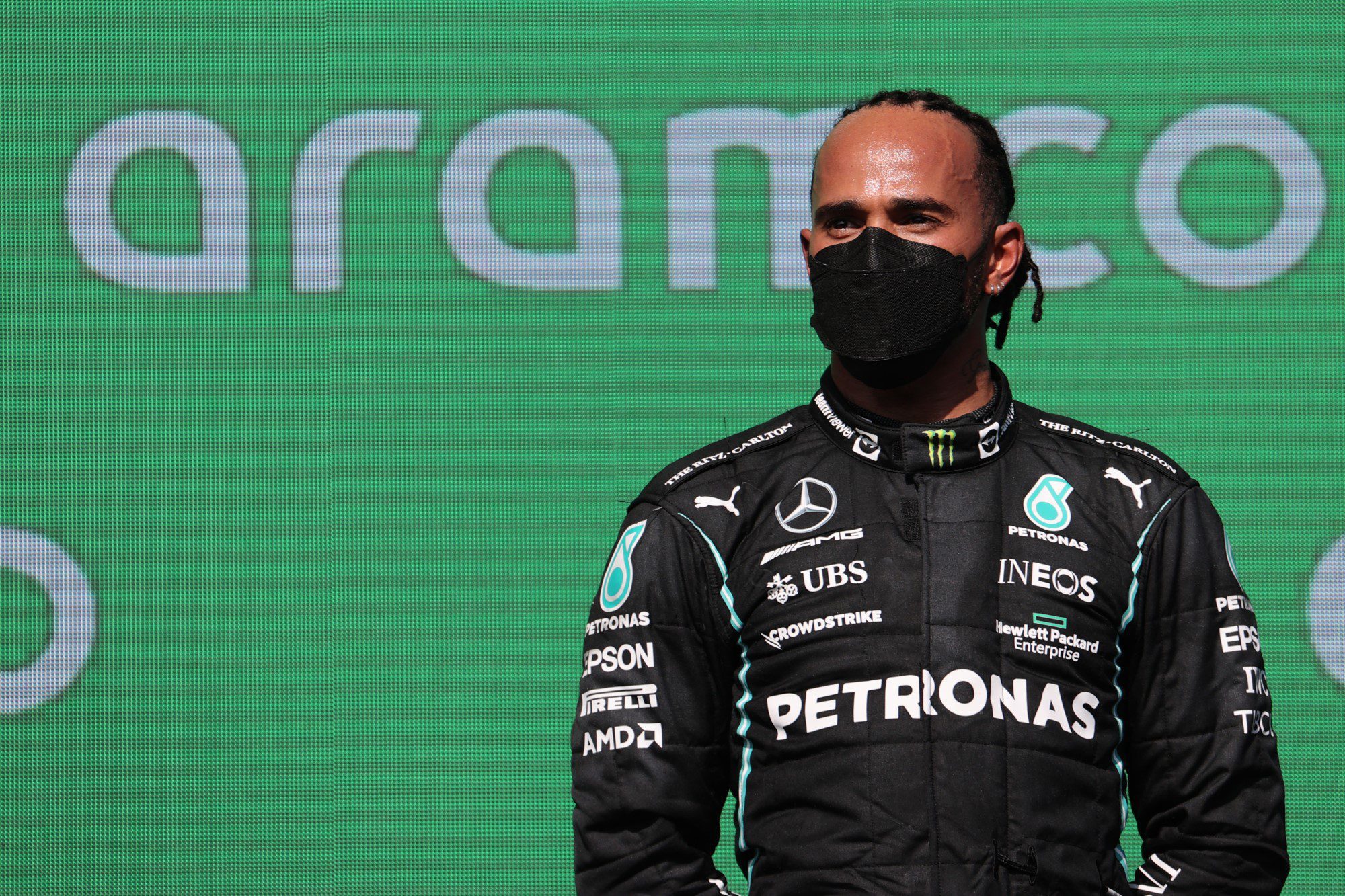 Lewis Hamilton, Pódio. GP dos EUA, Circuito das Américas, F1 2021