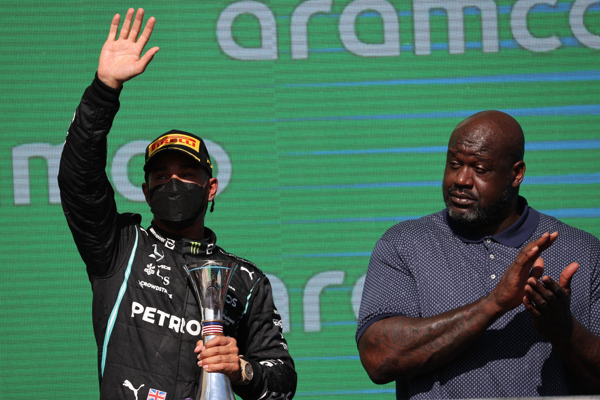 Lewis Hamilton, Pódio. GP dos EUA, Circuito das Américas, F1 2021