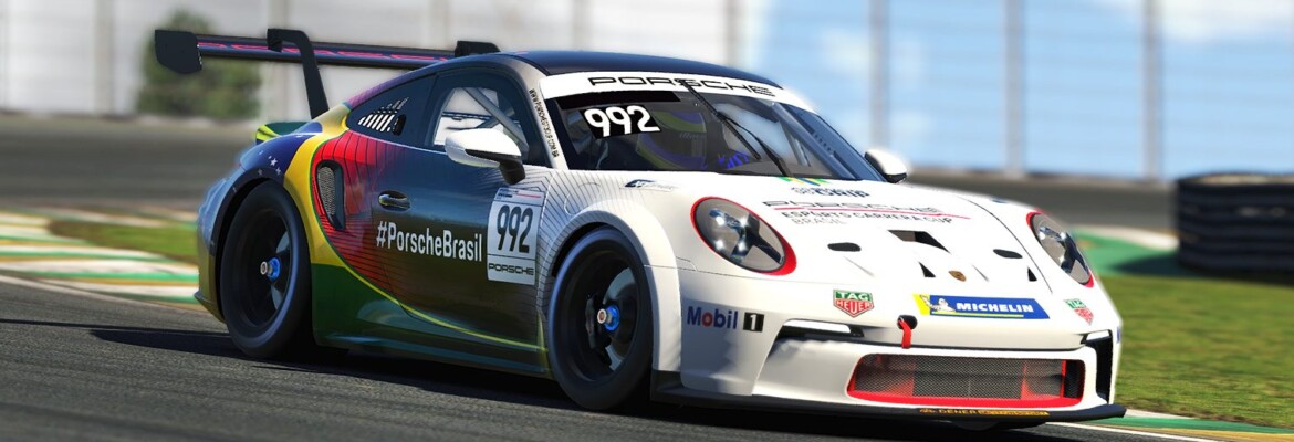 Porsche Esports Carrera Cup abre temporada em Interlagos e estreia o Porsche 911 GT3 Cup 992 em um campeonato virtual oficial da marca