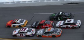 Bubba Wallace vence corrida encerrada pela chuva em Tallladega