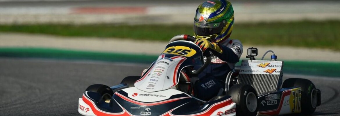 Destaque no WSK Open Cup, Miguel Costa intensifica preparação para Mundial