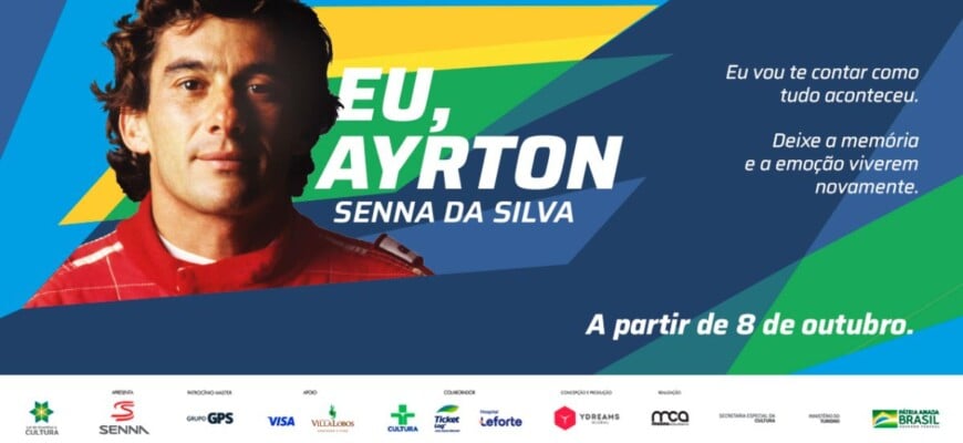 "Eu, Ayrton Senna da Silva": exposição inédita é anunciada pela Senna Brands "Eu, Ayrton Senna da Silva": exposição inédita é anunciada pela Senna Brands