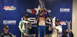 Kart: campeão do USPKS de 2021, Enzo Vidmontiene conquista pódios na etapa final