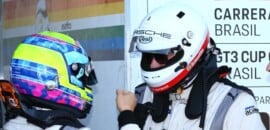 Farah fala em “experiência incrível” por dividir boxes com Barrichello: “Grande ídolo”