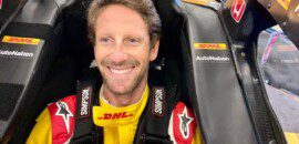 Foto: Grosjean usa cores e faz molde de assento do carro da Andretti na Indy