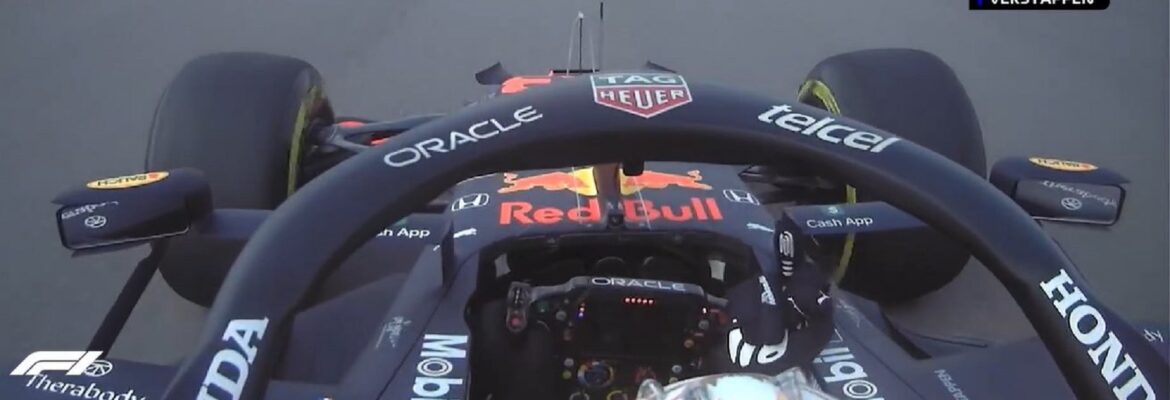 Verstappen estende dedo do meio e xinga Hamilton no TL2 do GP dos EUA