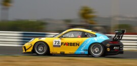 Enzo Elias é 4º e conquista o pódio na primeira corrida da Porsche Cup em Goiânia