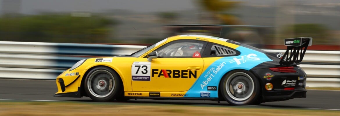 Enzo Elias é 4º e conquista o pódio na primeira corrida da Porsche Cup em Goiânia