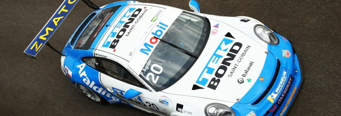 Pedro Aguiar lidera treino livre na Carrera e Daniel Correa na GT3 da Porsche em Goiânia