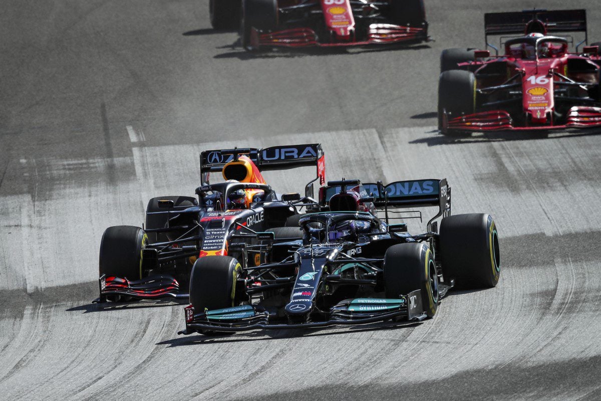 Lewis Hamilton e Max Verstappen - GP dos EUA