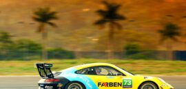 Enzo Elias e Jeff Giassi largam na primeira fila dos 300 km de Goiânia pela Porsche Endurance