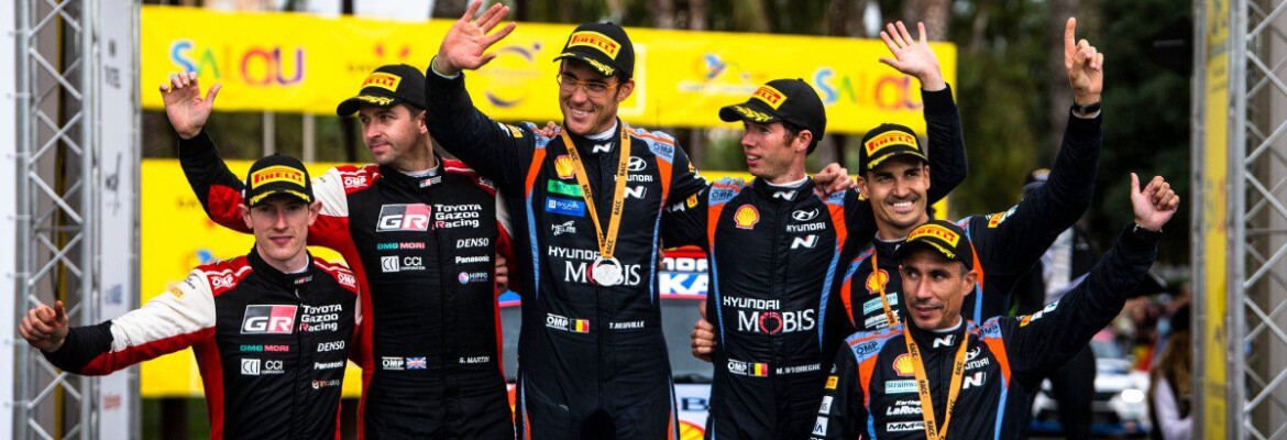 Elfyn Evans, Thierry Neuville, Dani Sordo - WRC