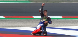 Vídeo: Quartararo ‘revê carreira’ em comemoração ao título da MotoGP em Misano