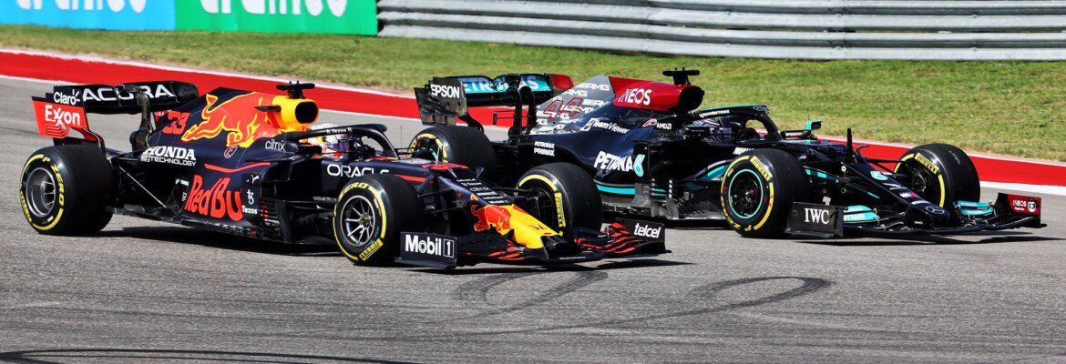 Max Verstappen e Lewis Hamilton, Largada, GP dos EUA, Circuito das Américas, F1 2021