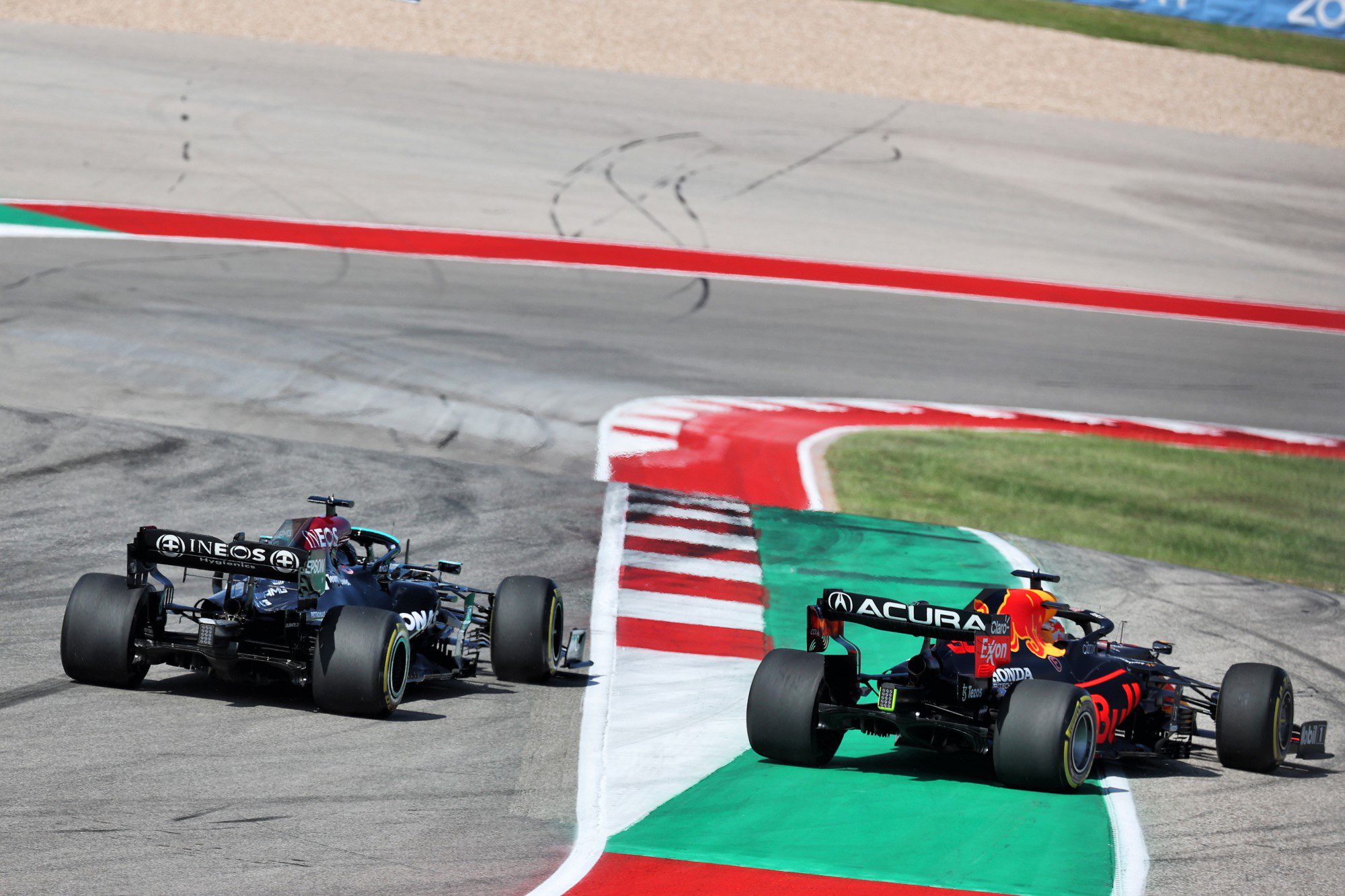 Max Verstappen e Lewis Hamilton, Largada, GP dos EUA, Circuito das Américas, F1 2021