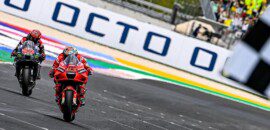 Bagnaia reconhece dificuldade, mas diz que não desistirá de título da MotoGP
