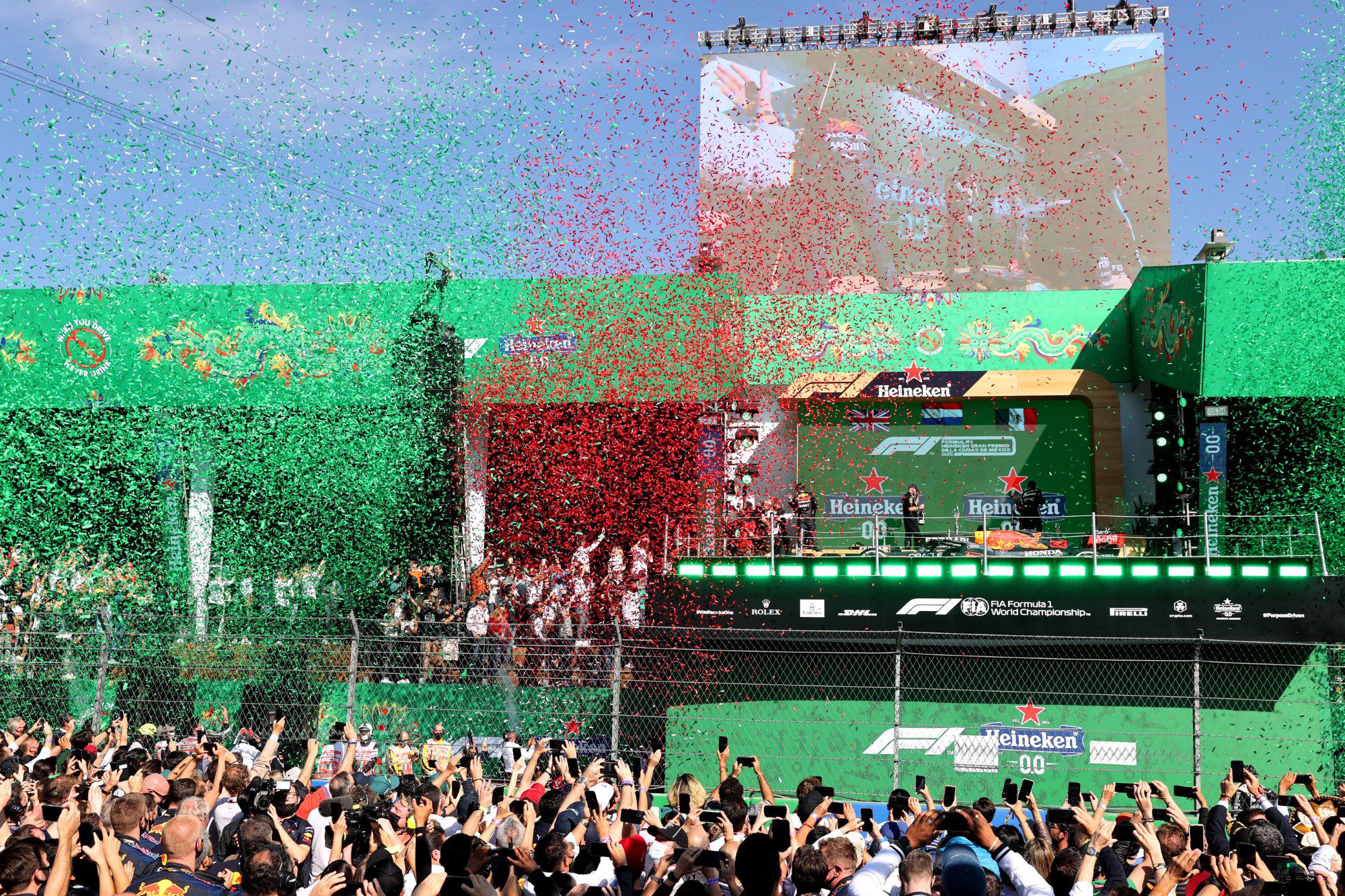 Pódio, GP do México, Hermanos Rodríguez, F1 2021