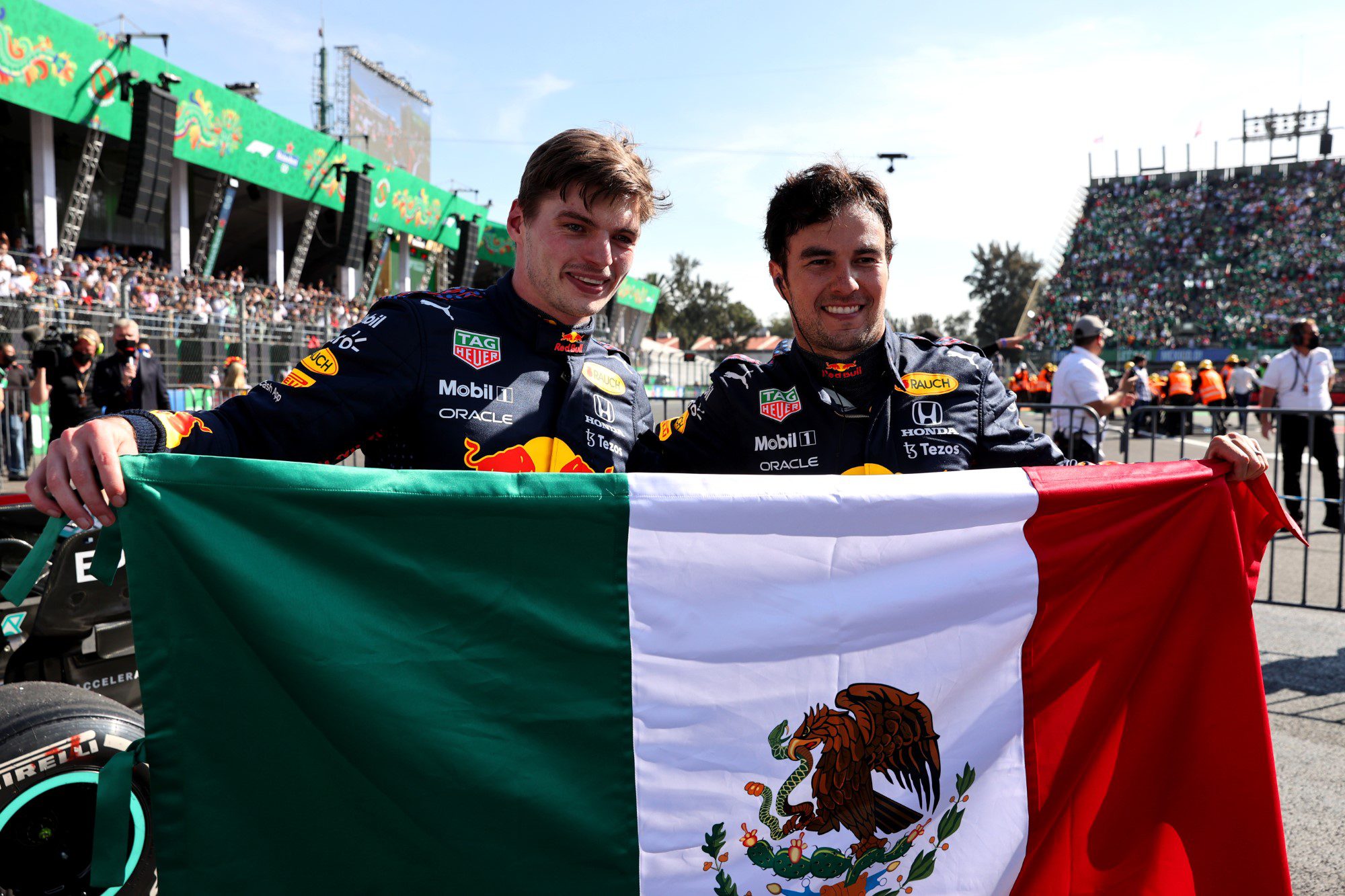 Max Verstappen e Sergio Perez, GP do México, Hermanos Rodríguez, F1 2021