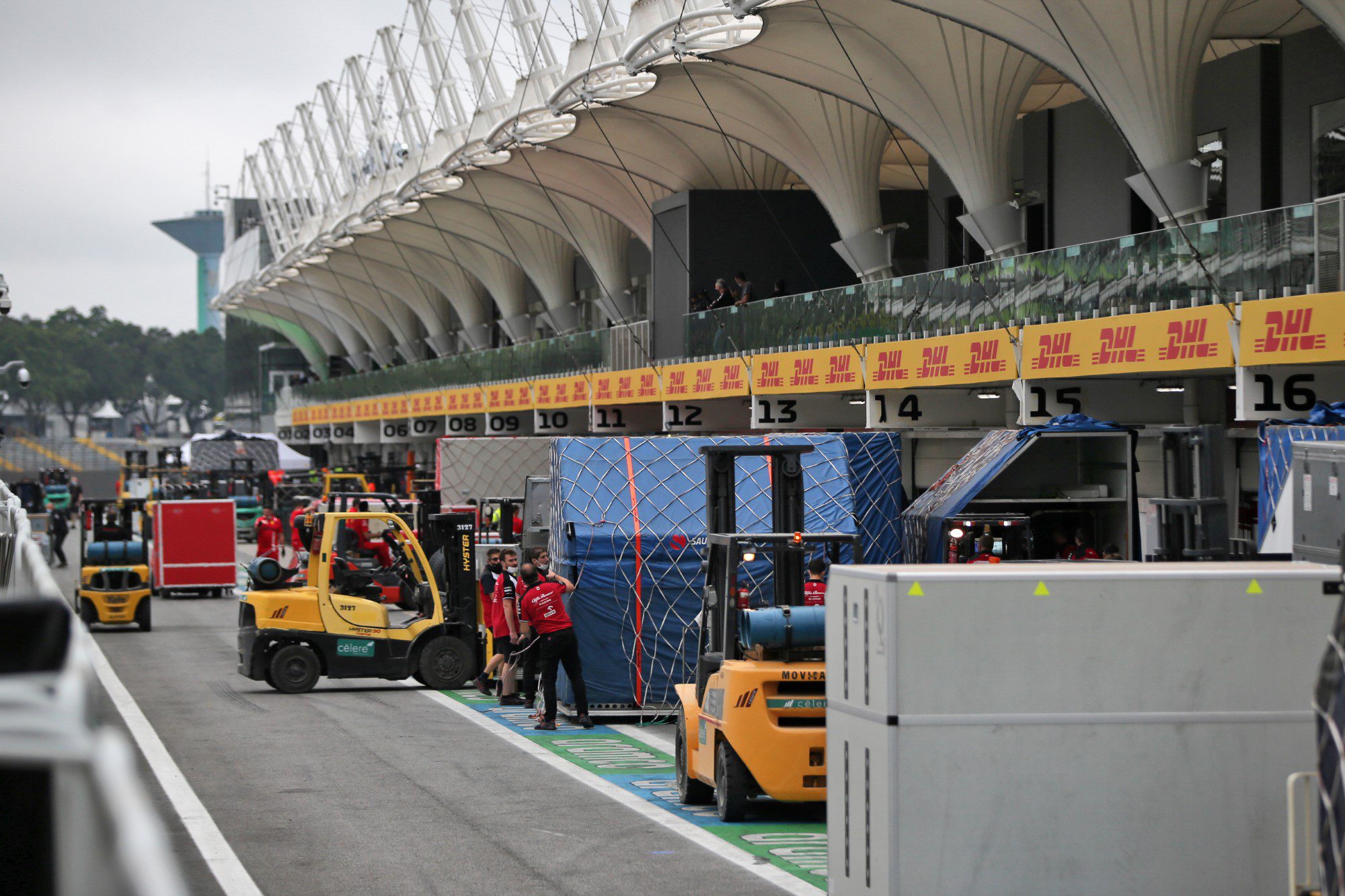 Pit-lane, GP de São Paulo, Interlagos, F1 2021