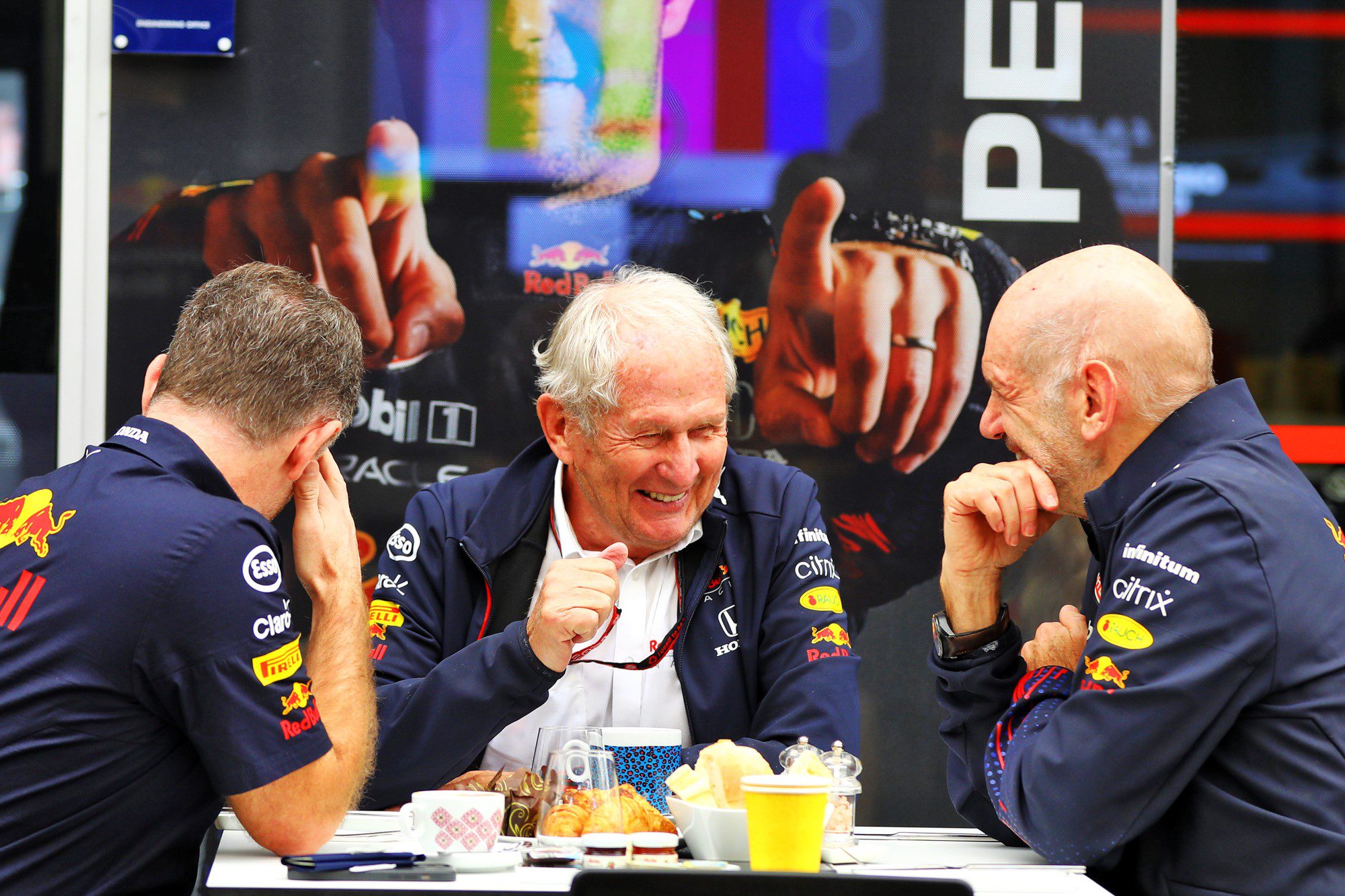 Christian Horner e Helmut Marko, GP de São Paulo, Interlagos, F1 2021