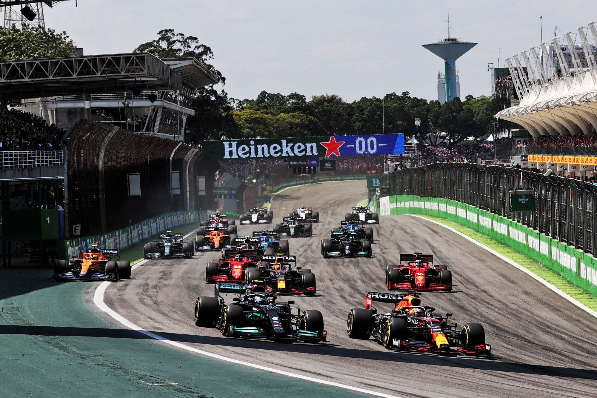 Largada, GP de São Paulo, Interlagos. F1 2021