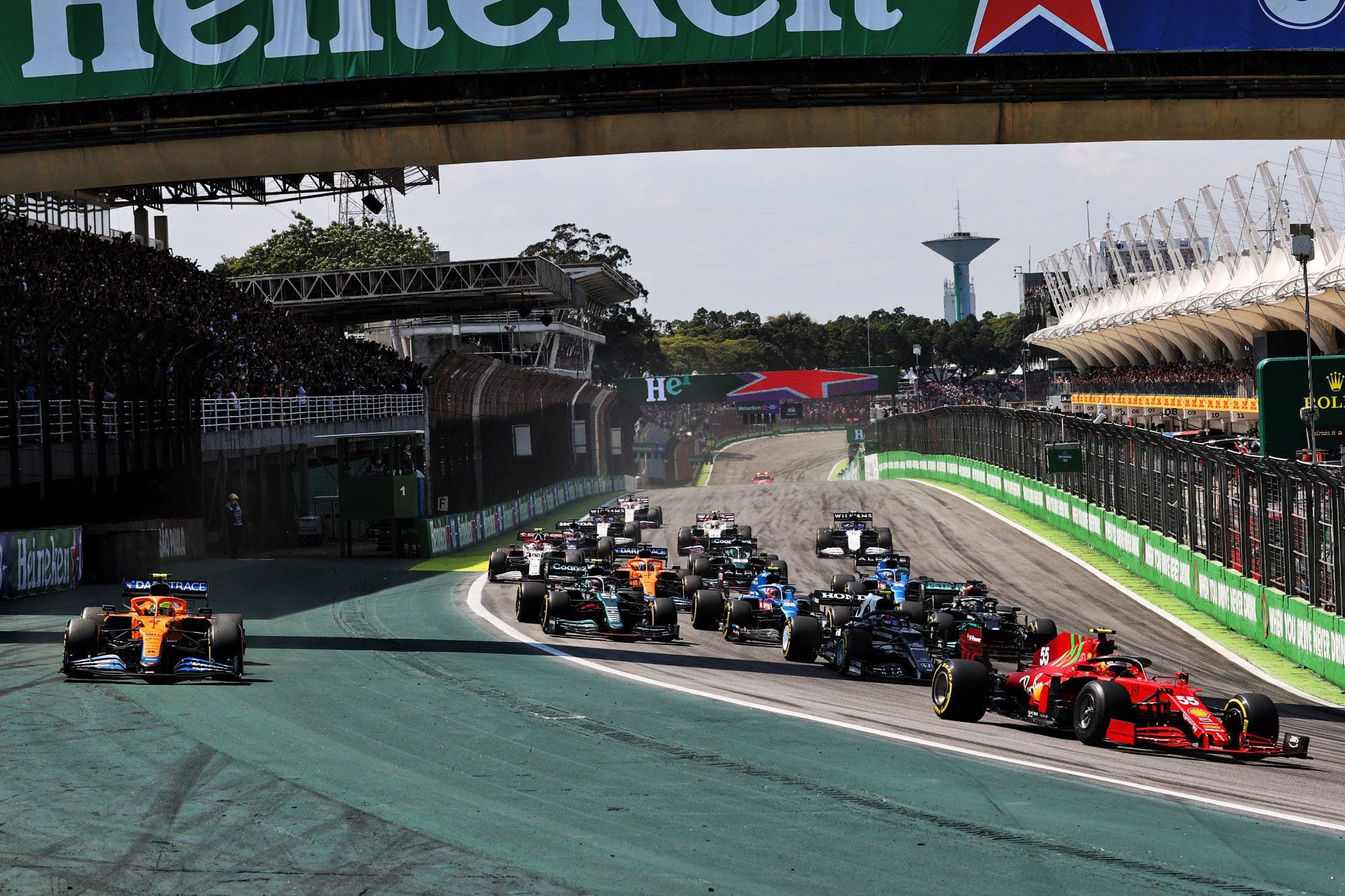 Largada, GP de São Paulo, Interlagos. F1 2021