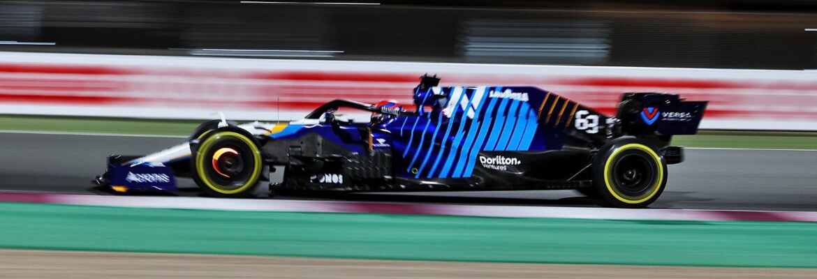 George Russell, Williams Racing FW43B, GP do Catar, Losail, F1 2021