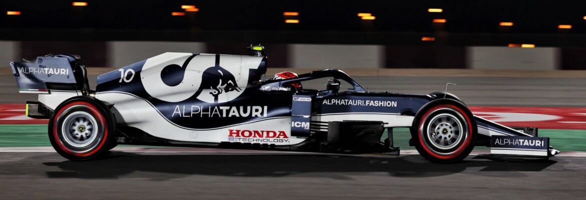 Gasly e Tsunoda comemoram resultado da qualificação do GP do Catar de F1