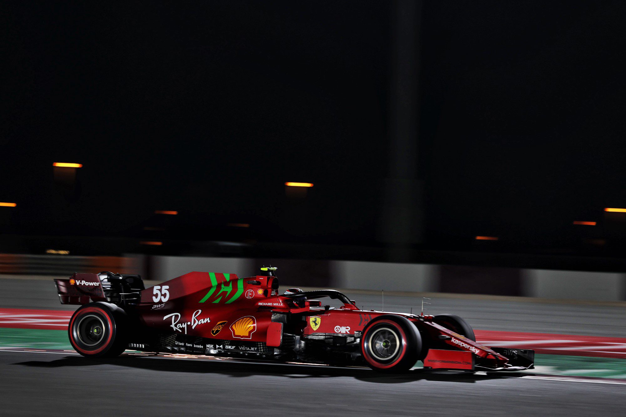 Carlos Sainz Jr, Ferrari SF-21, GP do Catar, Losail, F1 2021