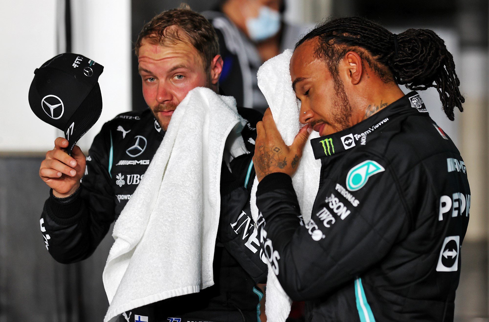 Lewis Hamilton e Valtteri Bottas, GP do Catar, Losail, F1 2021
