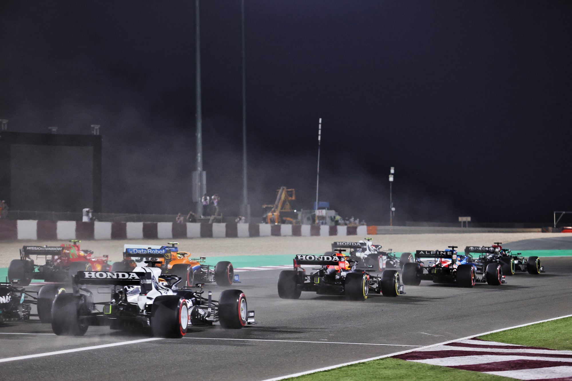 Largada, GP do Catar, Losail, F1 2021